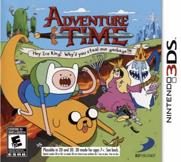 Adventure Time - Hey Ice King! Whyd You Steal Our Garbage!! (USA) box cover front